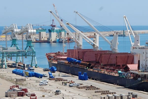 Industrial Port in Djen Djen, Algeria